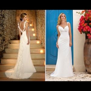 New Never Worn Ella Bridals
Diamond Chiffon Wedding Dress